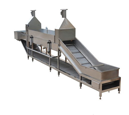 蔬菜殺青機、菊花殺青設備、菊花殺青機、蒸汽殺青機、金銀花殺青機、連續殺青機、自動殺青機、連續式殺青機、網帶殺青機